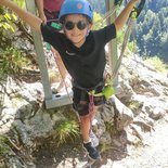 Via ferrata pour enfants du Nant de Rossane (Aillon)