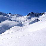 Tour de l'Aiguille du Fruit en raquettes (Vanoise)