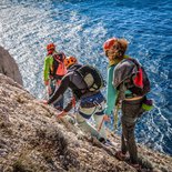 Discovery and improvement climbing in the Calanques