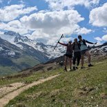 Trail running on the ridges of Beaufortain (Savoie)