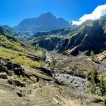 Hiking in the Mafate cirque