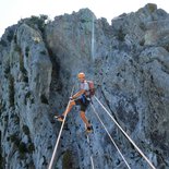 Via ferrata de Saint-Paul-de-Fenouillet : la Panoramique