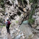 Via ferrata du parc thermal à Saint-Gervais