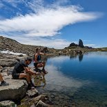 Trail running of the 5 lakes (Beaufortain, Savoie)
