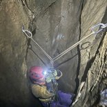 Spéléo sportive: grotte de la Bouhadère (Lourdes)