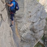 Via ferrata des gorges de la Durance (Hautes-Alpes)