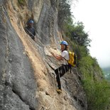 Via corda du Hourat (Laruns, Pyrénées-Atlantique)