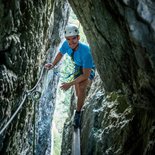 "Roc du Cornillon" via ferrata (Bourdeau, Savoie)