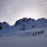 Snowshoeing on the high plateaus of Vercors (Drôme)