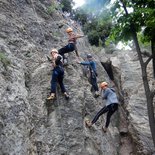 Climbing and via ferrata course for teens (Perpignan)