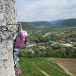 Roche du Mont via ferrata in Ornans (Doubs)