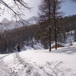 Snowshoeing weekend at 3000 meters in the Queyras