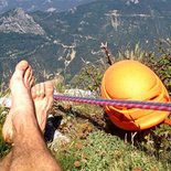 Initiation to multi pitch route climbing (Hautes-Alpes)