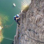 Villefort lake via ferrata (Lozère)