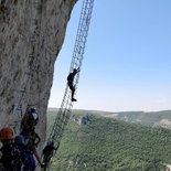 Via ferrata du Boffi à Millau (Aveyron)