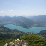 Alpine crossing of the Dents de Lanfon (Haute-Savoie)