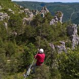 Via ferrata de Liaucous, gorges du Tarn (Aveyron)