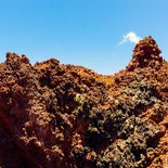 Off-trail hiking at the Piton de la Fournaise