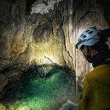 Caving in the Fountarrasse cave (Hautes-Alpes)