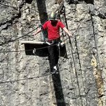 Roche au Dade via ferrata (Morez, Jura)