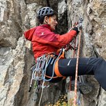 Introduction to aid climbing (Isère)