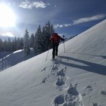 Snowshoeing morning in Les Saisies (Savoie)