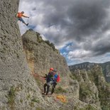 Stage d'escalade en grande voie (Jonte et Tarn)