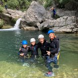 Gorges du Loup aquatic hiking (Alpes-Maritimes)