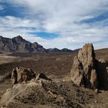 Grande voie d'escalade sur le volcan Teide (Tenerife)