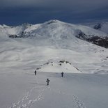 Snowshoeing weekend between France and Italy