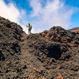 Hiking to the Piton de la Fournaise volcano