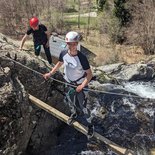 La Cascade via ferrata (La Morte, Isère)