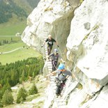Via ferrata Yves Pollet-Villard (Aravis, Haute-Savoie)
