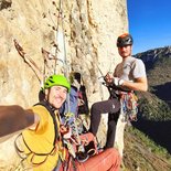 Grande voie d'escalade (Pays de Savoie)
