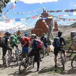 Tour du haut Mustang à VTT