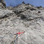 Escalade de grande voie dans le massif du Vercors