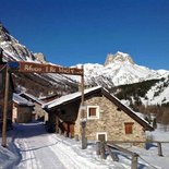 Snowshoeing mini raid between Thabor and Clarée (Hautes-Alpes)