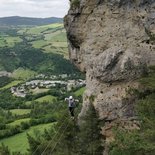 Roqueprins via ferrata in La Canourgue (Lozère)