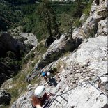 Via ferrata de la Croix de Toulouse à Briançon