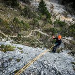 Initiation escalade dans le Vercors (Isère)