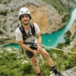 Climbing ang yoga course in the Verdon gorges