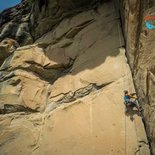 Traditional climbing course in Annot (Southern Alps)