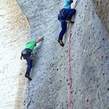 Climbing progression course in Buoux (Luberon)