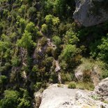 Vers l'autonomie en grande voie d'escalade (gorges de la Jonte)