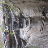 Baumes du Verneau via ferrata (Doubs)