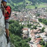 Thônes via ferrata (Aravis, Haute-Savoie)