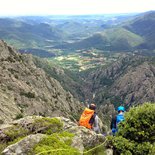 Trad climbing course in the Caroux massif