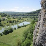 Séance d'escalade à Baume-les-Dames (Doubs)