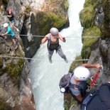 Via ferrata des gorges d'Ailefroide à Pelvoux (Hautes-Alpes)