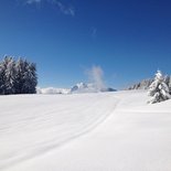 Ski de randonnée à Beauregard (Aravis, Haute-Savoie)